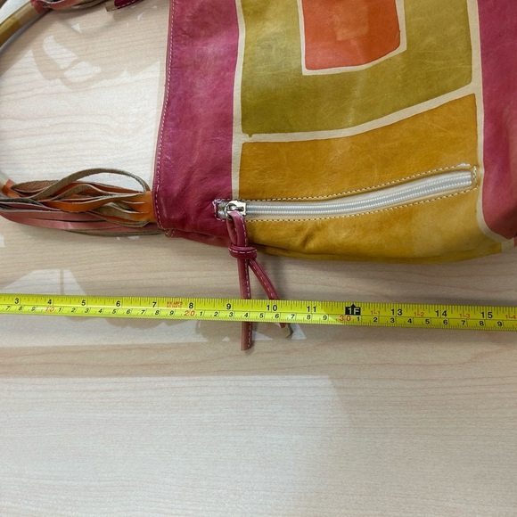 Astore smaller leather colourful bag excellent used condition - Picture 10 of 14